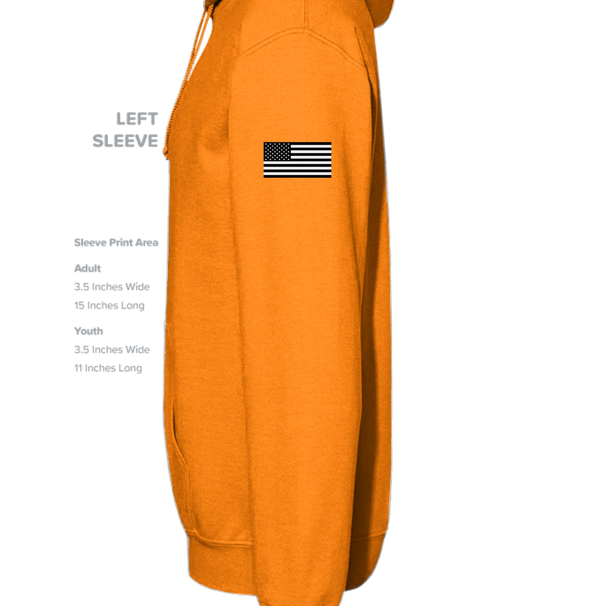 SAFETY ORANGE - SLEEVE_LEFT